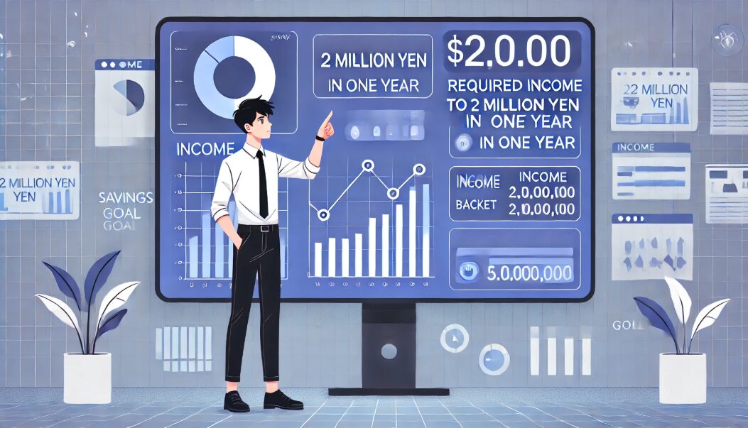 1年で200万貯めるには月いくら貯金する？