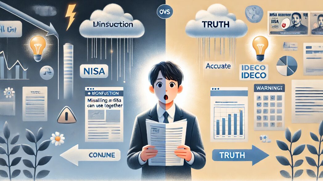 NISAとiDeCoは併用できない？誤解と真実