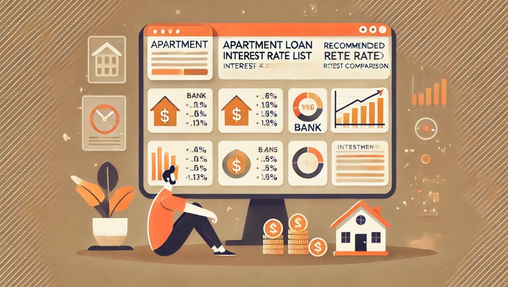 アパートローン金利一覧と不動産投資ローンのおすすめ金利比較