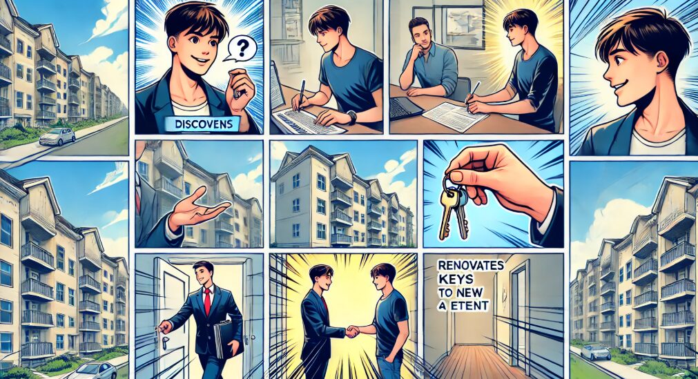 マンガ版で理解する不動産投資の流れ