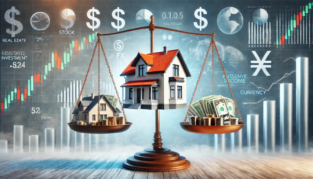 株式やFXなど不労所得の種類と不動産投資の比較